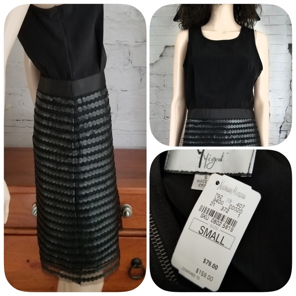 ❌SOLD❌NEW Y YIGAL AZOROUEL LITTLE BLACK DRESS - SMALL - Picture 1 of 11